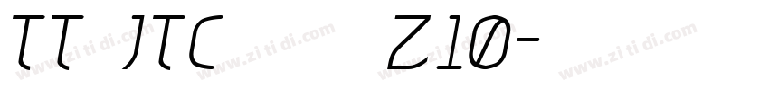 TT JTCウインZ10字体转换